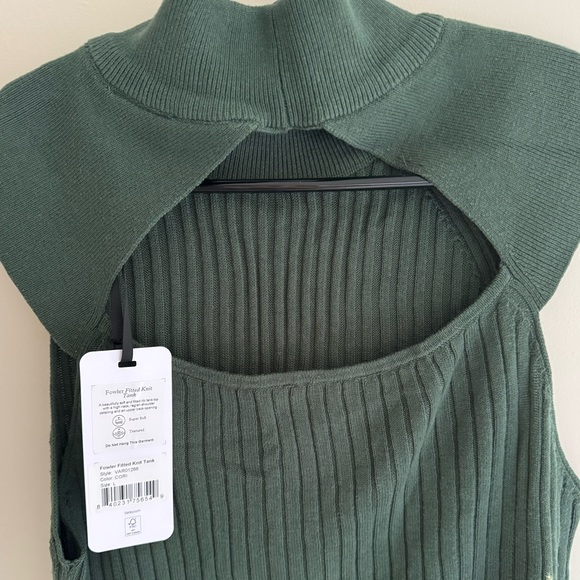 Varley Fowler Knitted tank with peekaboo back NWT - Picture 6 of 9